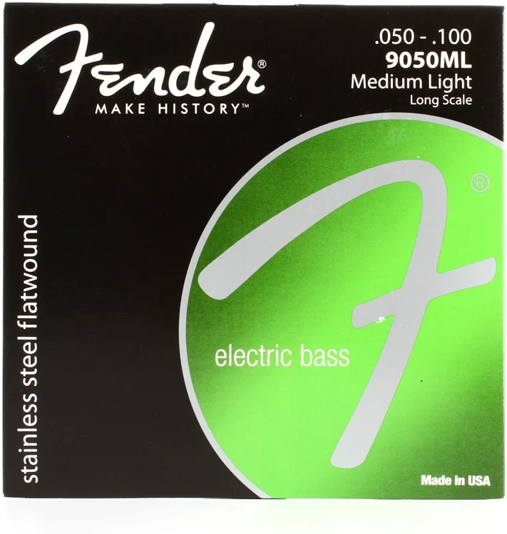 Juego de Cuerdas Planas para Bajo Eléctrico Fender 9050