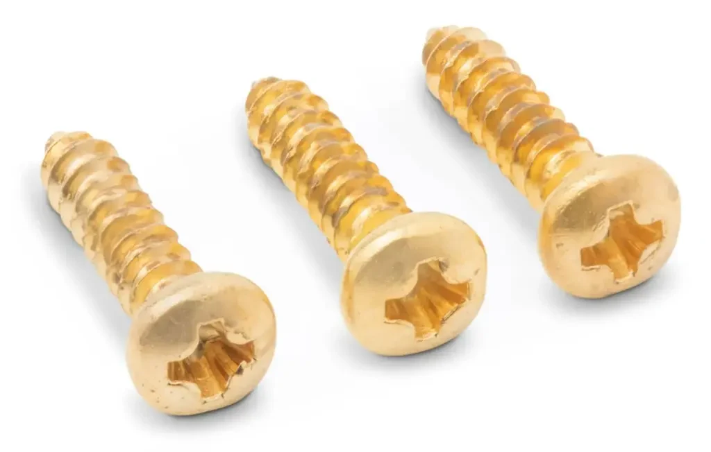 Tornillos dorados para cubierta del alma de Taylor