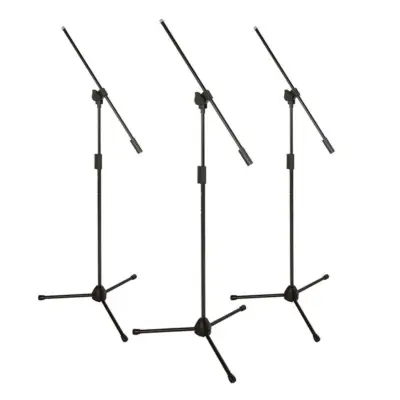Paquete de 3 Bases para Micrófono QuikLok A/302PACK-1 AM