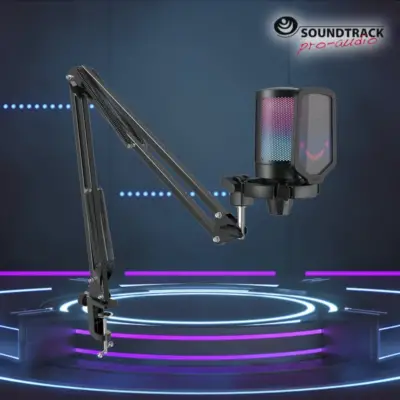 Micrófono A6T para Gaming, Podcast, Streaming y Grabación Digital