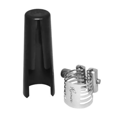 Abrazadera con cubreboquilla para clarinete Sib Platinum Rovner P1R