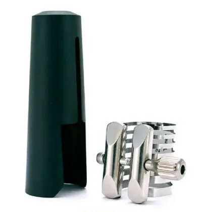 Abrazadera con cubreboquilla para saxofón alto/tenor Rovner Platinum P2M