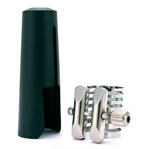 Abrazadera con cubreboquilla para saxofón alto/tenor Rovner Platinum P2M