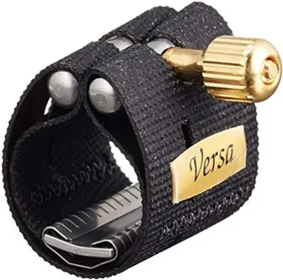 Abrazadera con cubreboquilla para saxofón soprano Rovner SVRSM