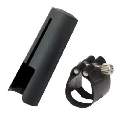 Abrazadera con cubreboquilla para saxofón tenor Rovner SL12
