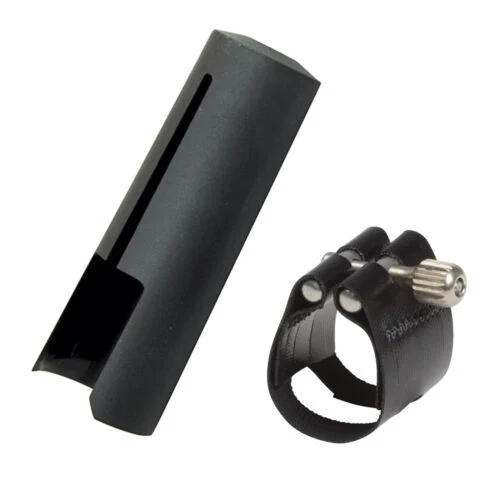 Abrazadera con cubreboquilla para saxofón tenor Rovner SL12
