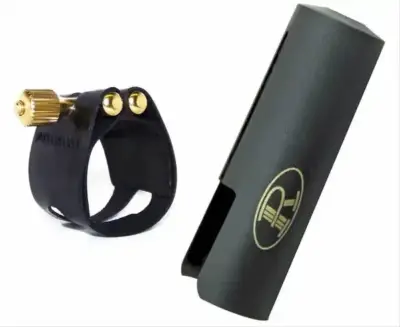 Abrazadera con cubreboquilla para saxofón tenor Rovner SL8