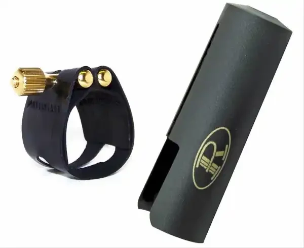 Abrazadera con cubreboquilla para saxofón tenor Rovner SL8