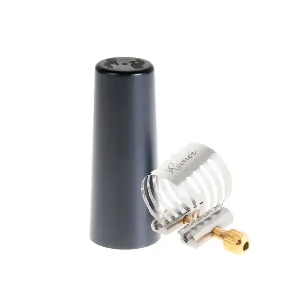 Abrazadera con cubreboquilla para saxofón tenor Rovner P2R