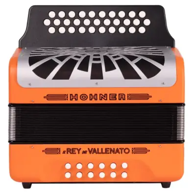Acordeón Diatónico Hohner Rey del Vallenato en Sib