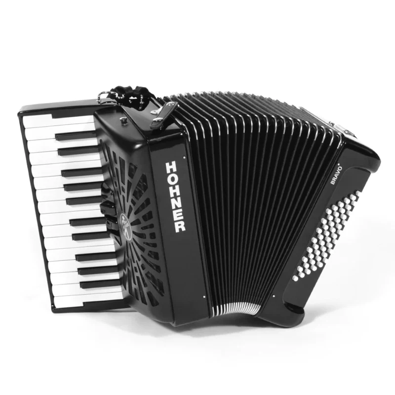 Acordeón Hohner Bravo II 48 B con funda - Imagen 3