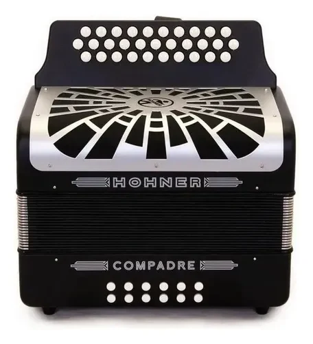 Acordeón Hohner Compadre 31 Botones en FA Negro