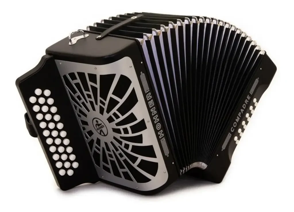 Acordeón Hohner Compadre 31 Botones en FA Negro - Imagen 2