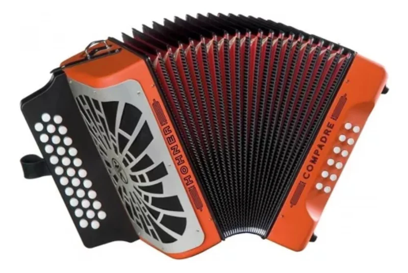 Acordeón Hohner Compadre Fa-Sib-Mib con Funda - Imagen 2