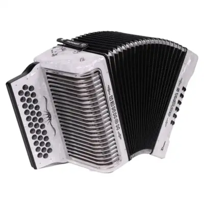 Acordeón Hohner Corona II Xtreme Fa-Sib-Mib (Blanco)