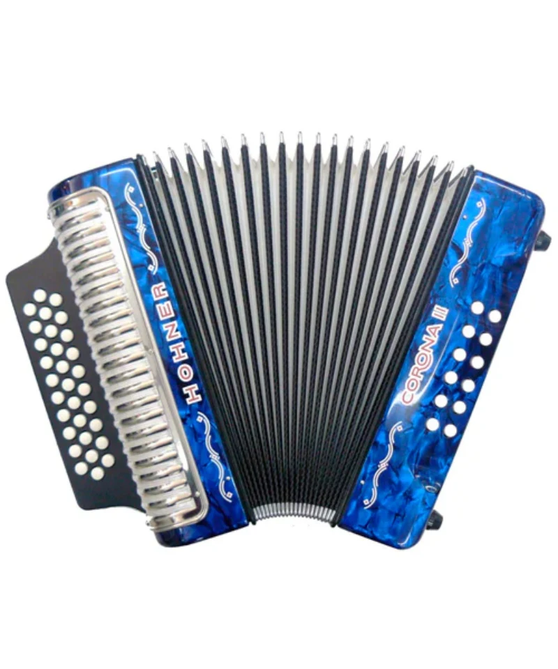 Acordeón Hohner Corona II GCF con Funda