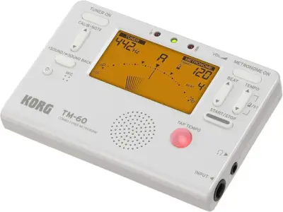 Afinador y Metrónomo Korg TM60CWH