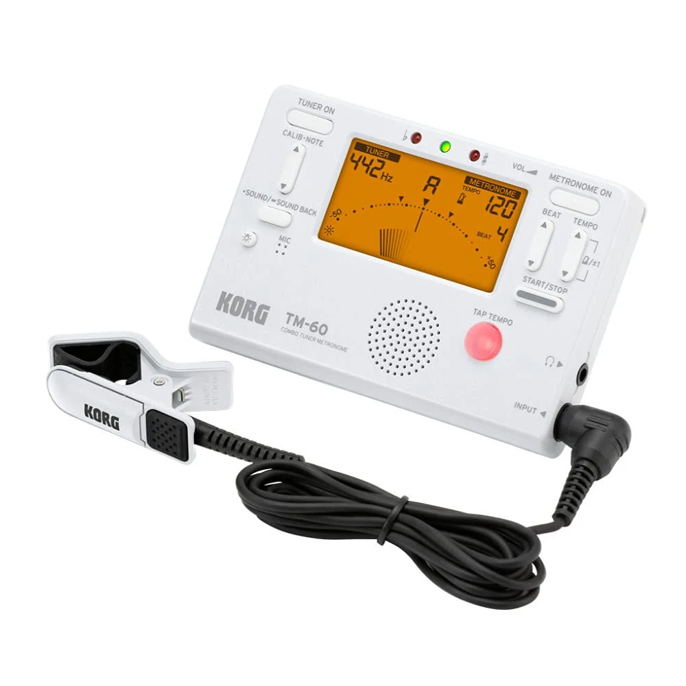 Afinador y Metrónomo Korg TM60CWH - Imagen 2