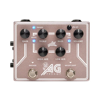 Pedal de Efectos Aguilar AG Pre Bass Chorus Rose Gold Edición Breast Cancer - Imagen 2