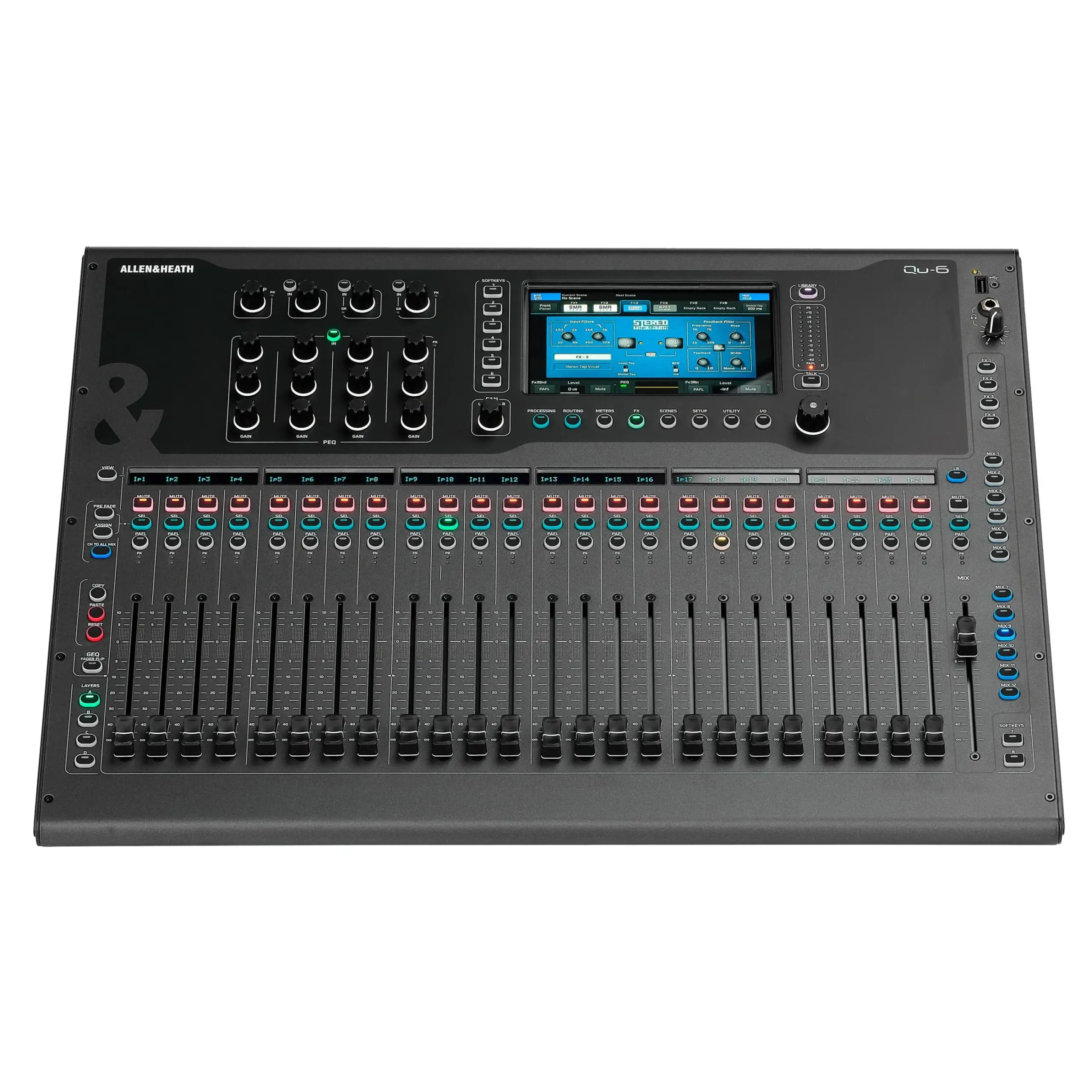 ALLEN AND HEATH QU-06 MIXER DIGITAL 24 ENT C/EFEC USB