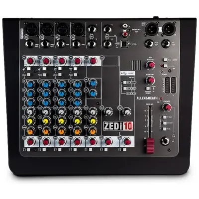 ALLEN AND HEATH ZEDi-10 MIXER HIBRIDA USB INTERFACE 2X2