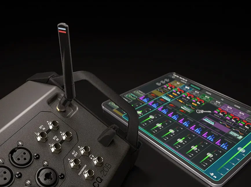 Allen & Heath CQ-20B: mezcladora digital de 20 canales con control remoto vía app, DSP avanzado y flujo de trabajo profesional. - Imagen 3