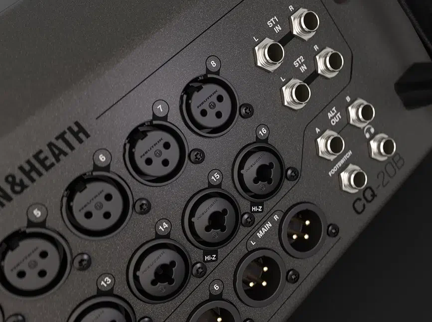Allen & Heath CQ-20B: mezcladora digital de 20 canales con control remoto vía app, DSP avanzado y flujo de trabajo profesional. - Imagen 4