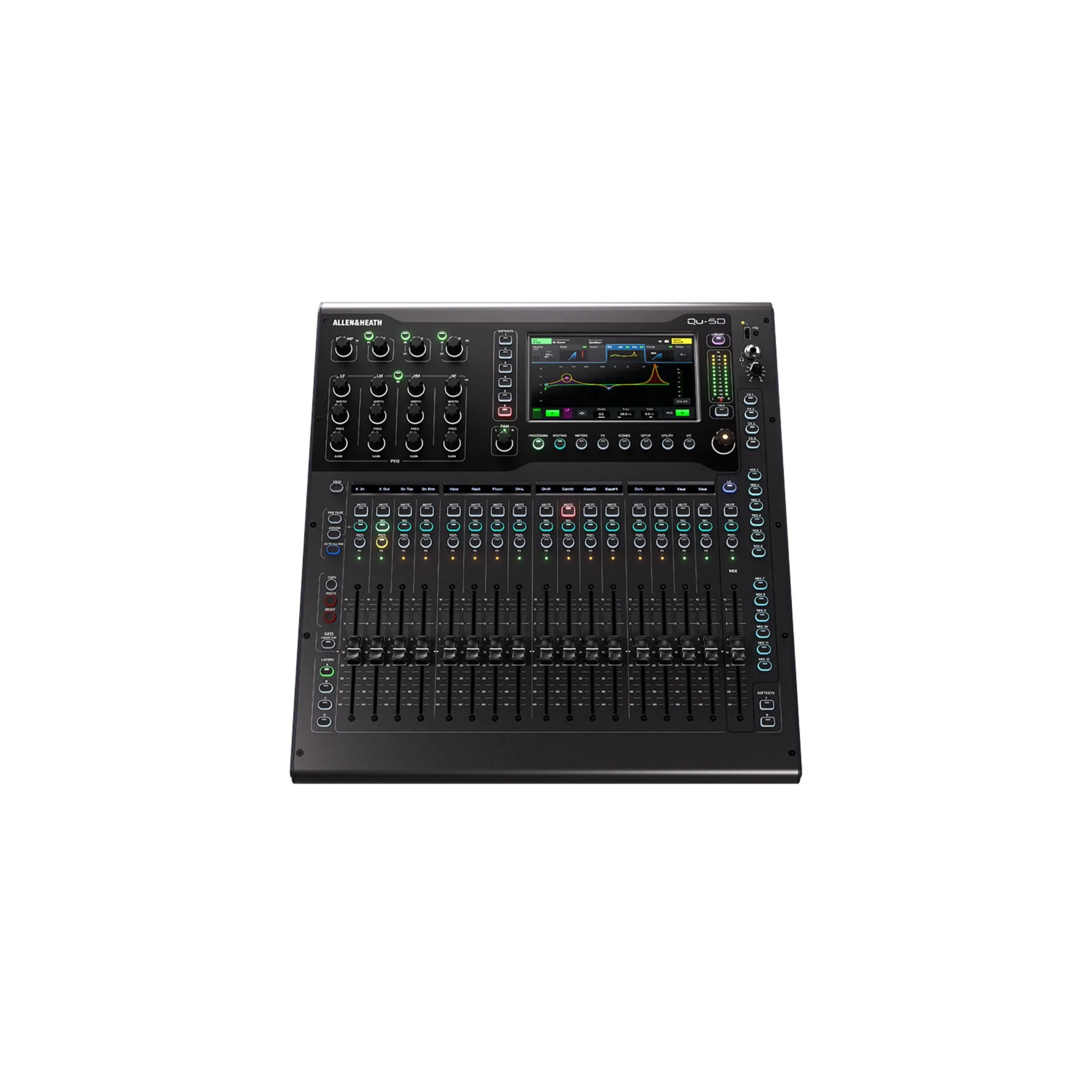 Allen & Heath Qu-5d Mezcladora Digital Con Interfaz Dante (Por Pedido) - Imagen 2