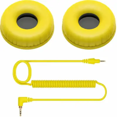 Almohadillas y Cable Amarillo para Pioneer HDJ-CUE1