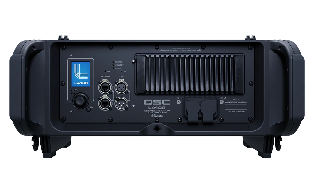 Altavoz Amplificado Lineal QSC LA108 de 8" 2 Vías 1300W - Imagen 2