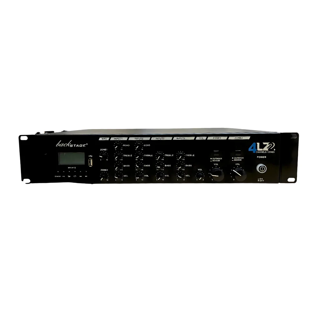 Amplificador BackStage 4LZ2 con Zonas Independientes, Bluetooth y MP3 - Imagen 3