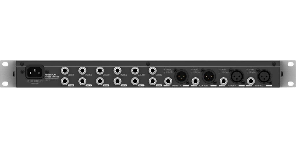 Amplificador Behringer para Audífonos HA6000 - Imagen 3