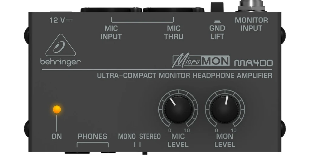 Amplificador Behringer para Audífonos MA400
