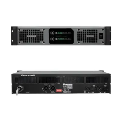 Amplificador Cleversound XL-12000 Negro 6000 Watts RMS