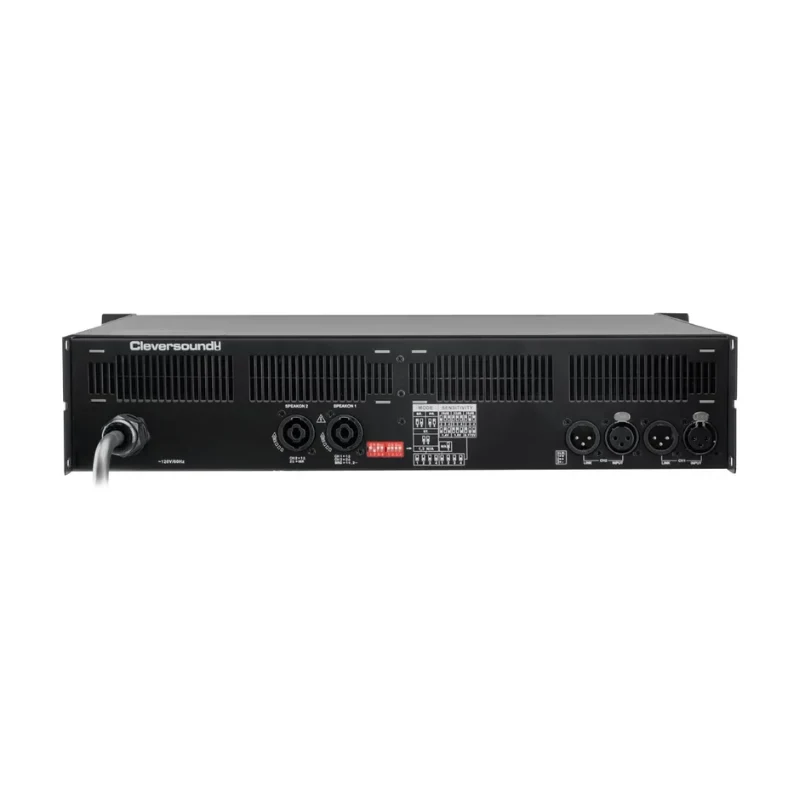 Amplificador Cleversound XL-12000 Negro 6000 Watts RMS - Imagen 3