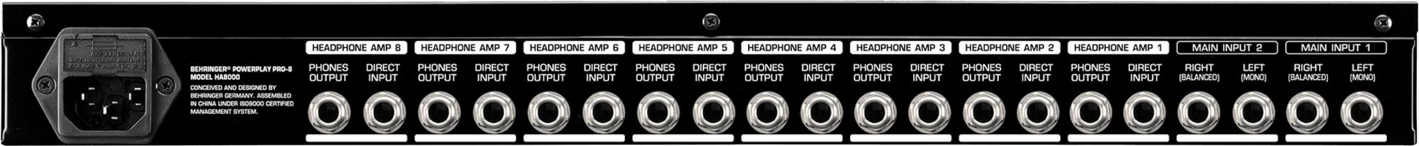 Amplificador de Audífonos Behringer HA8000