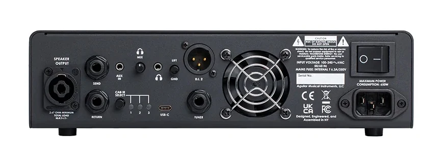 Amplificador de Bajo Compacto Aguilar TH500 V2 Edición Limitada 30 Aniversario - Imagen 2