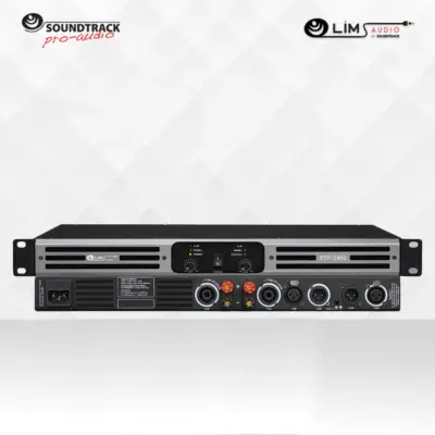 Amplificador de Potencia Clase D, 2 Canales, Salida Speakon STP-2400