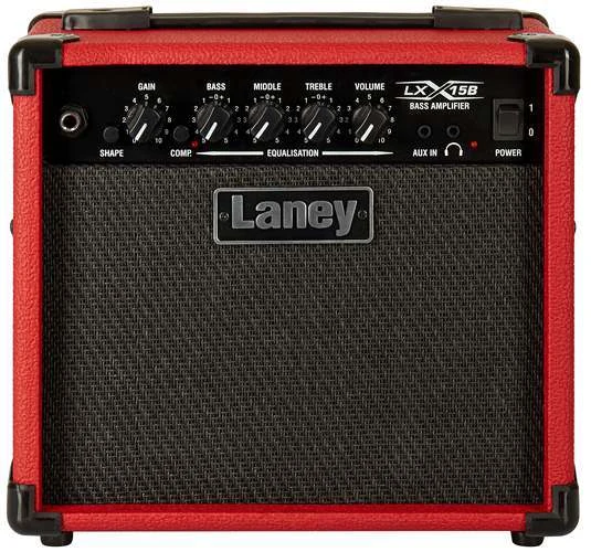 Amplificador Laney para Bajo LX15B Rojo