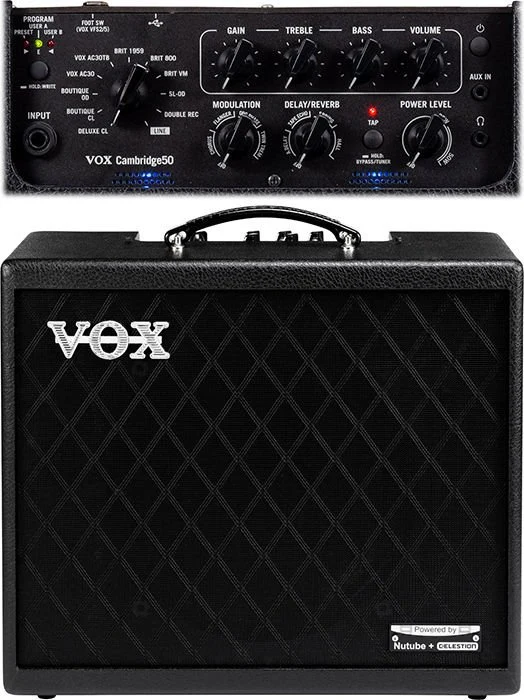 Amplificador Vox para guitarra 50W RMS Natube 6P1