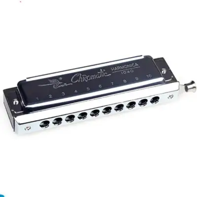 Armónica Cromática Swan 40 Voces de Plástico Anodizado