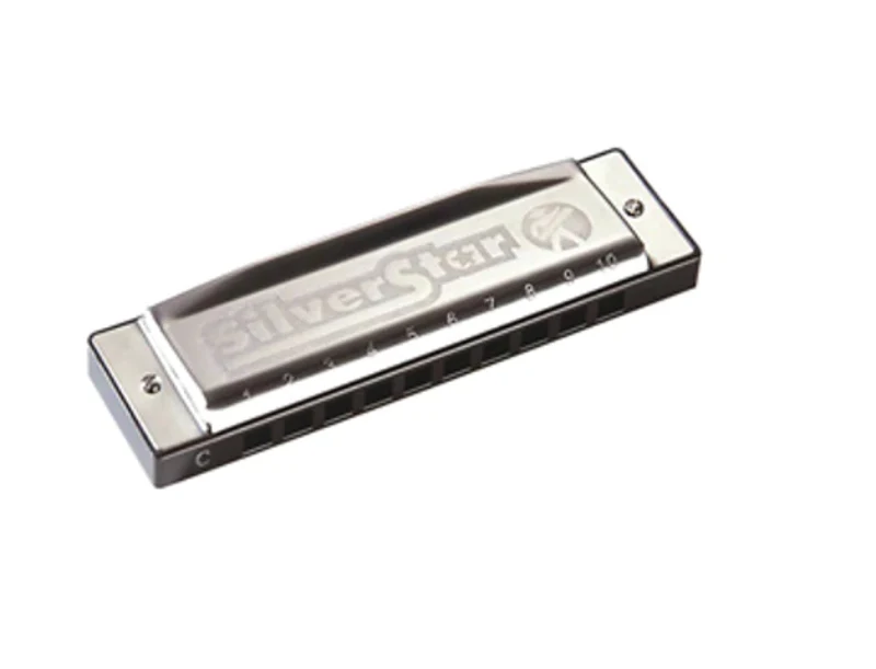 Armonica Hohner Re Mayor Silver Star - Imagen 2