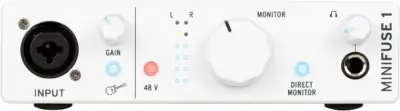Interface de Audio USB Arturia Minifuse 01 Blanca