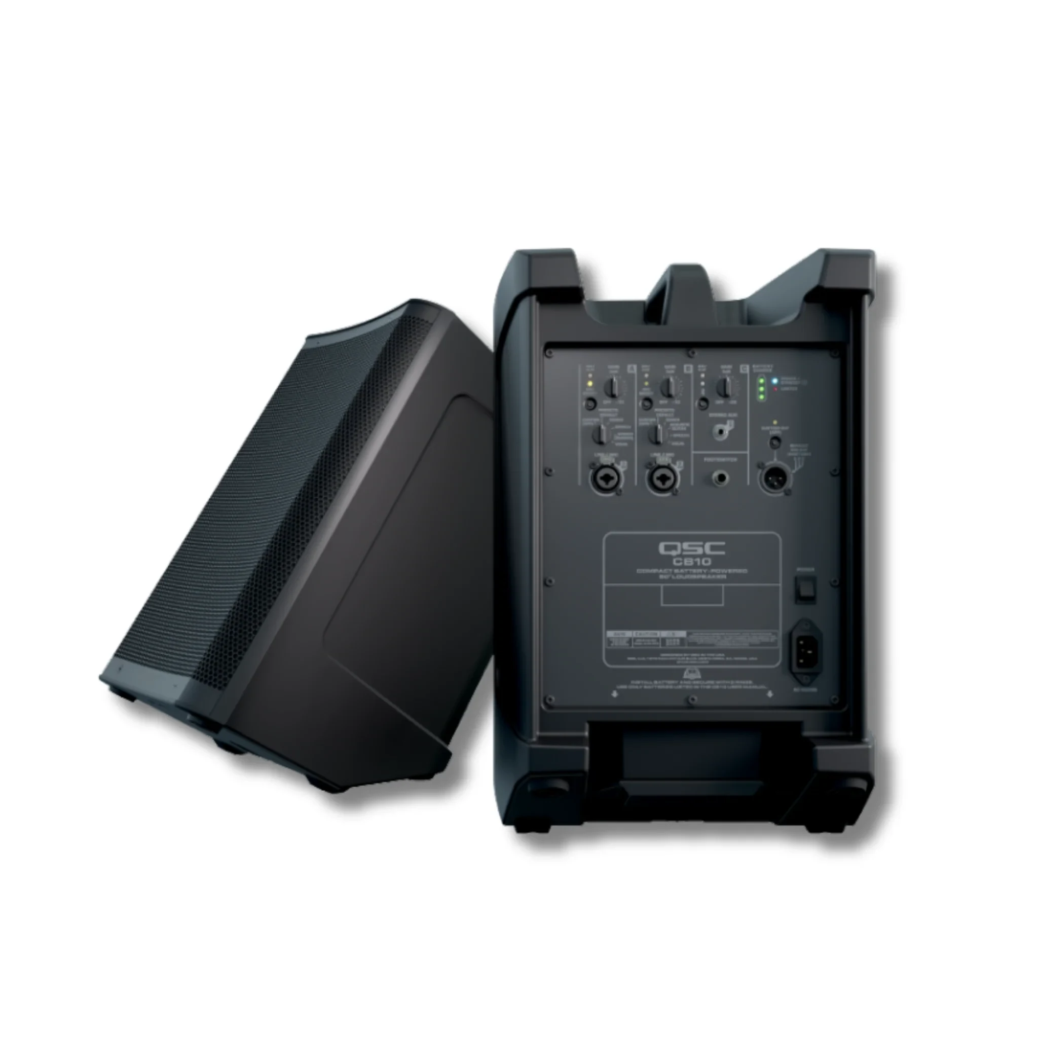 Bafle QSC CB10 Compacto Recargable Activo Negro - Imagen 2