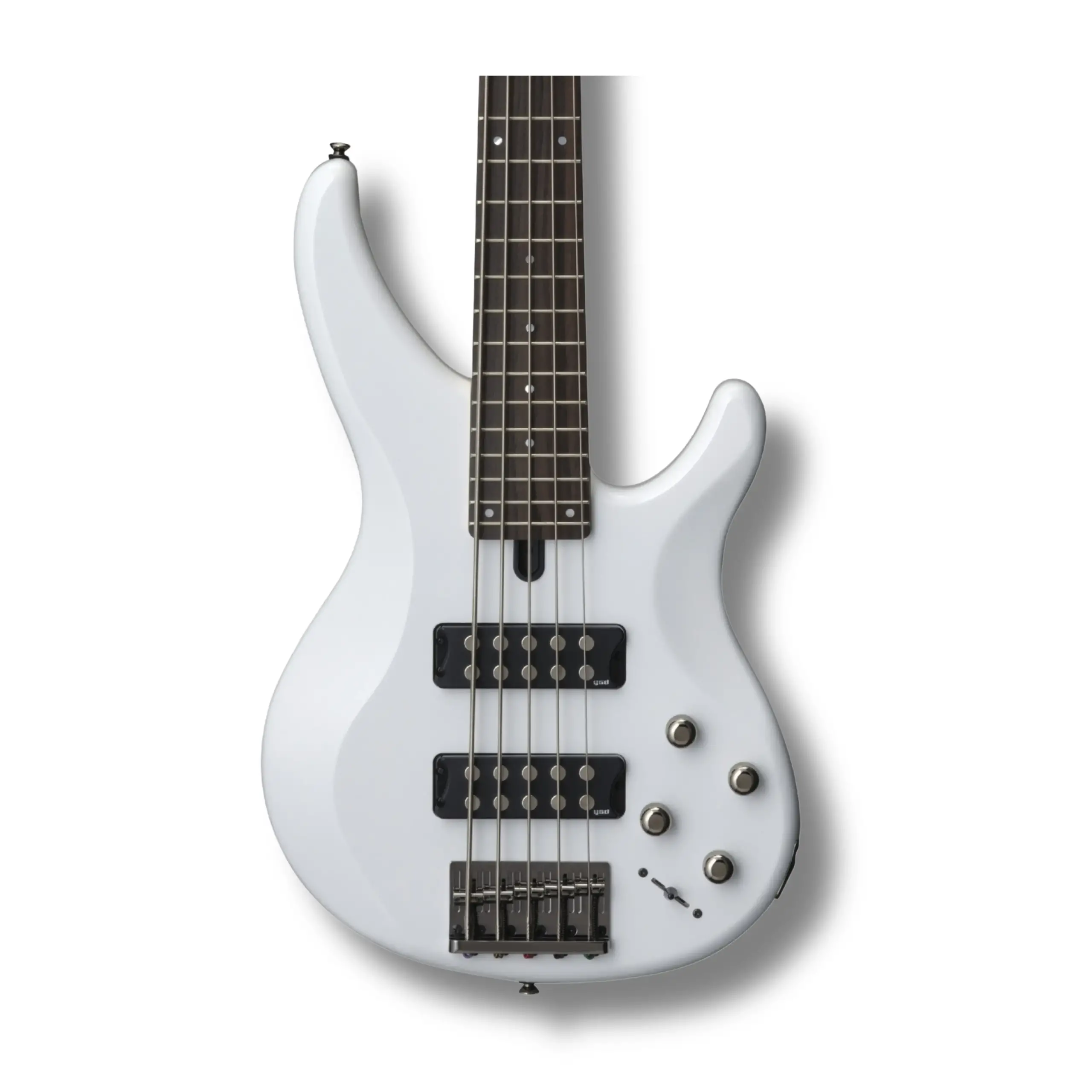 Bajo eléctrico de 5 cuerdas activo Yamaha TRBX305 - Blanco - Imagen 3