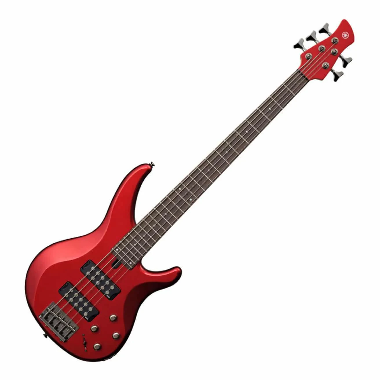 Bajo eléctrico 5 cuerdas activo Yamaha TRBX305 en color rojo - Imagen 6
