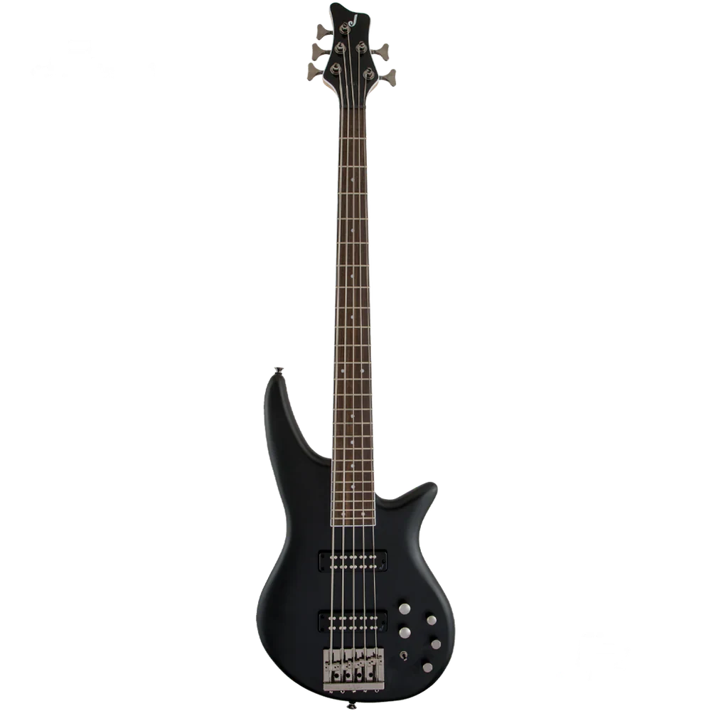 Bajo eléctrico Jackson Spectra JS3V, diapasón de laurel, negro satinado