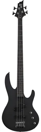 Bajo eléctrico de 4 cuerdas acabado negro satinado LTD B-10