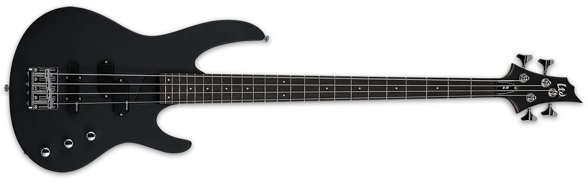 Bajo eléctrico de 4 cuerdas acabado negro satinado LTD B-10 - Imagen 2