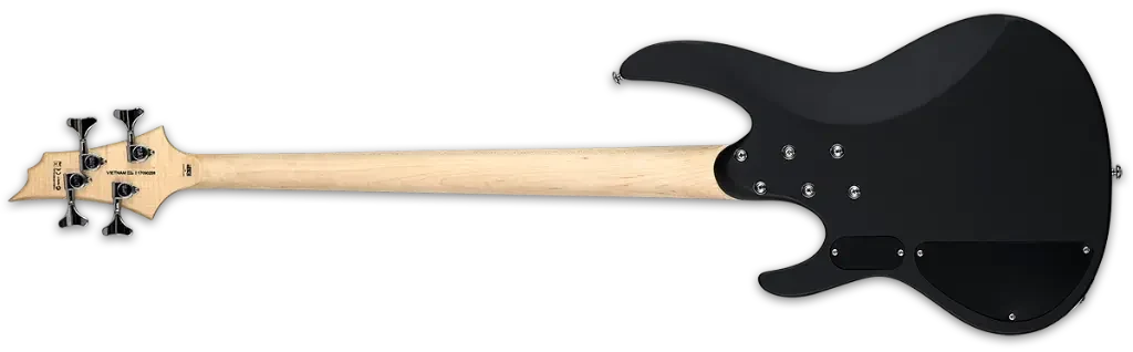 Bajo eléctrico de 4 cuerdas acabado negro satinado LTD B-10 - Imagen 3